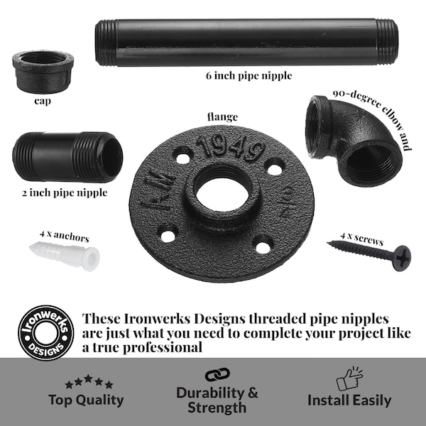 Ironwerks Designs Electroplated Toilet Paper Holder - TOILET_PAPER
