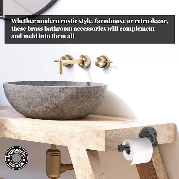 Ironwerks Designs Electroplated Toilet Paper Holder - TOILET_PAPER