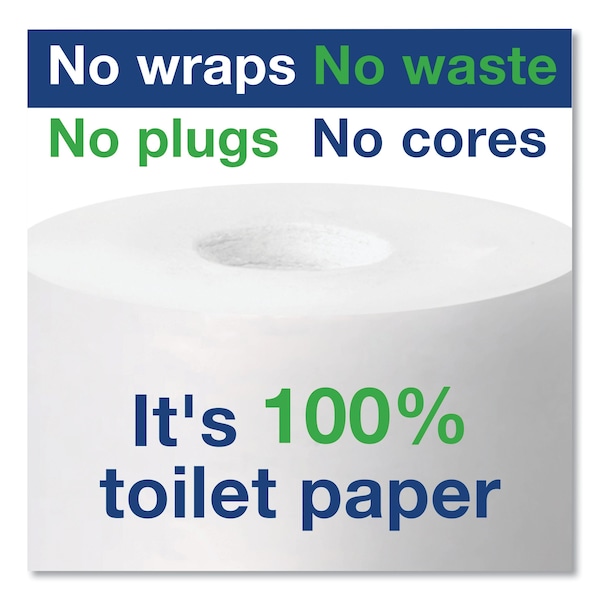 Tork Tork Twin Toilet Paper Roll Dispenser White T7, Coreless High Capacity, Elevation Range, 473200 - 473200