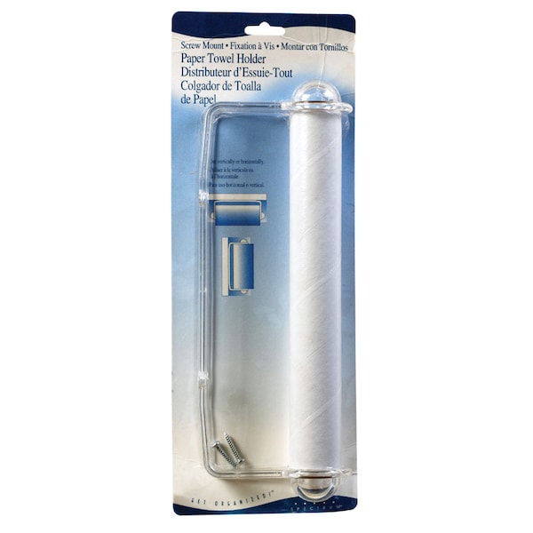 Spectrum Spectrum Plastic Paper Towel Holder 4.8 in. H X 2.3 in. W X 13.5 in. L - 40250