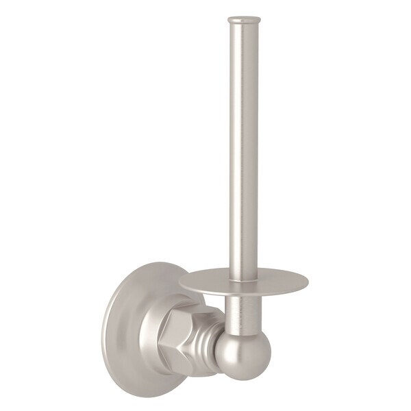 Rohl Italian Bath Spare Toilet Paper Holder In Satin Nickel - ROT19STN