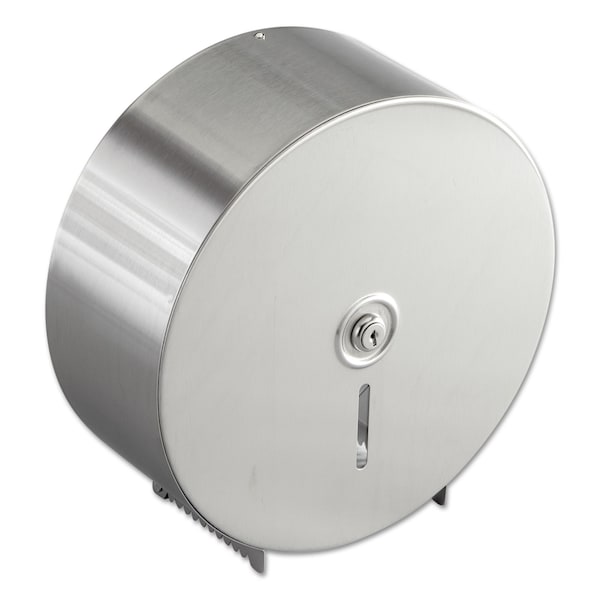 Bobrick Jumbo Toilet Tissue Dispenser, Stainless Steel, 10-21/32x4.5x10-5/8 - BOB 2890