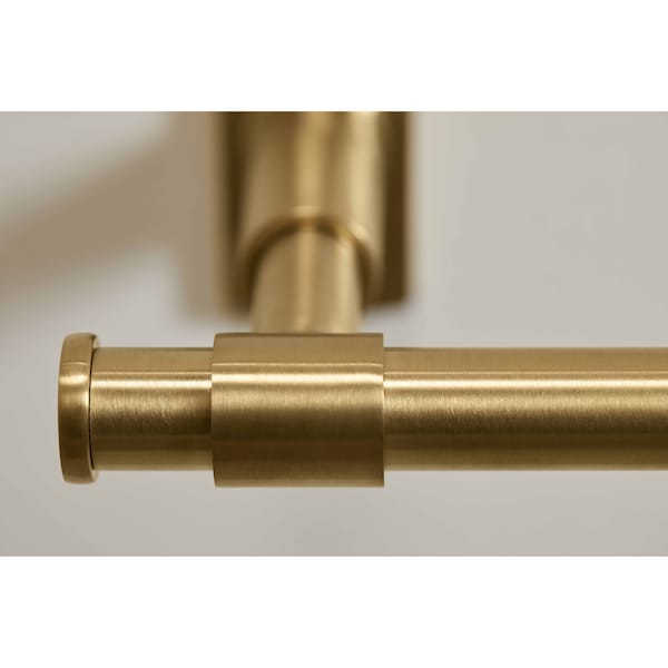 Kohler Pivoting Toilet Paper Holder in Vibrant Brushed Moderne Brass - 35929-2MB