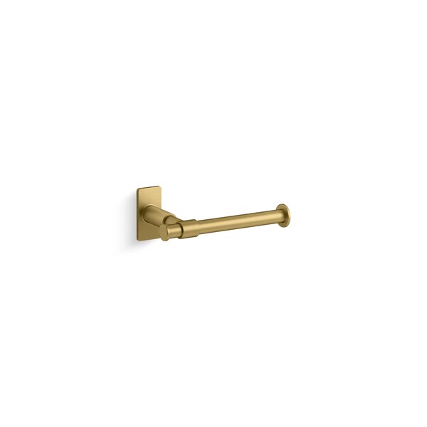 Kohler Pivoting Toilet Paper Holder in Vibrant Brushed Moderne Brass - 35929-2MB