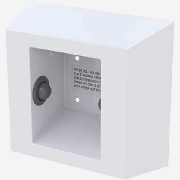 Bestcare Toilet Paper Holder, White, SS, 10-1/2" L - WH1847B