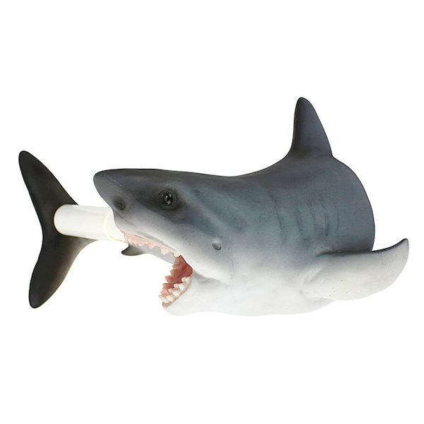 Design Toscano Shark Attack Bathroom Toilet Paper Holder - JQ10199