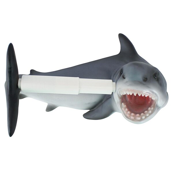 Design Toscano Shark Attack Bathroom Toilet Paper Holder - JQ10199