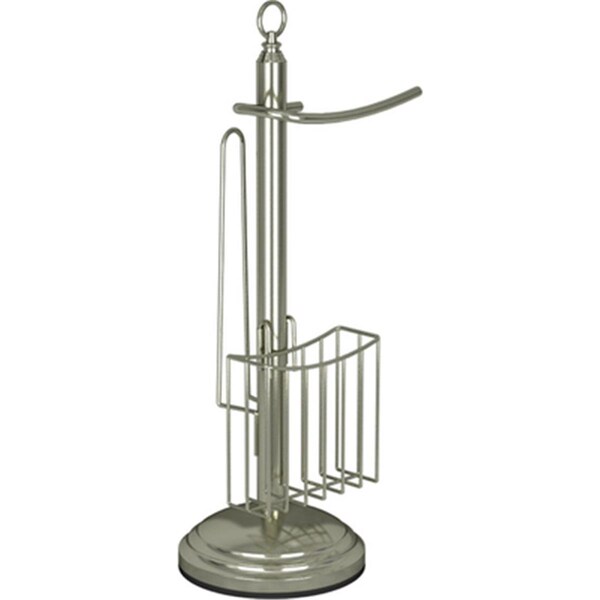 Nusteel NuSteel TGC13IMH Standing Toilet Tissue Holder Chrome Finish with Ice Mosaic - TGC13IMH