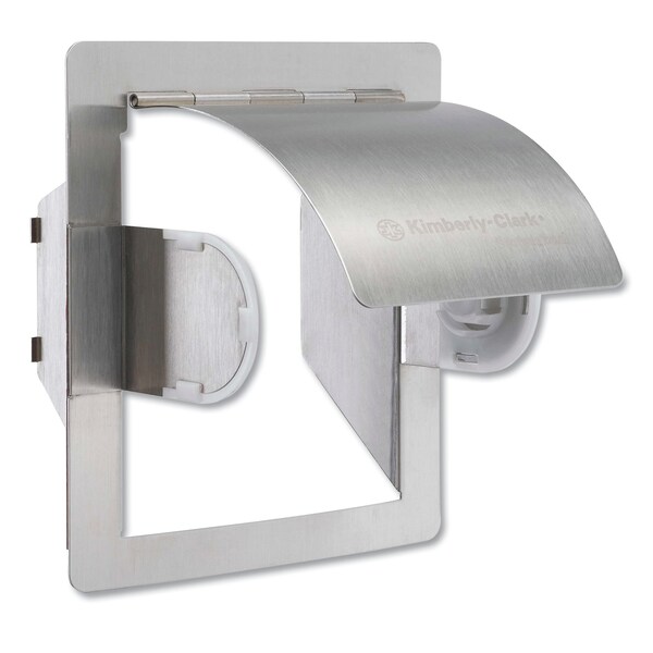 Kimberly-Clark Professional Recessed Coreless Standard Roll Adapter in.E in. Kit, 6.25 x 4.5 x 6.75, Stainless Steel, 2PK - KCC 09611