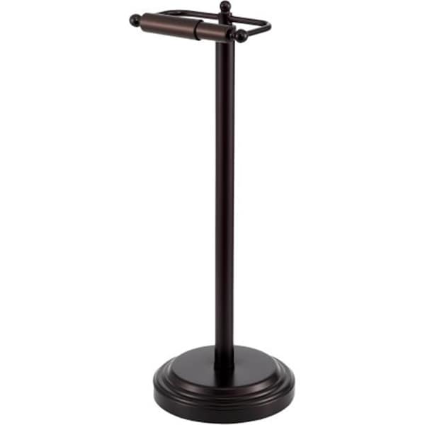 Nusteel NuSteel TGORB13AMH Standing Toilet Tissue Holder Oil Rubbed Bronze Finish with Amber Mosaic - TGORB13AMH