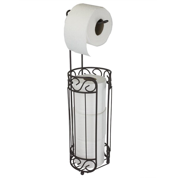 Hds Trading Bronze Toilet Paper Holder and Dispenser - ZOR96027
