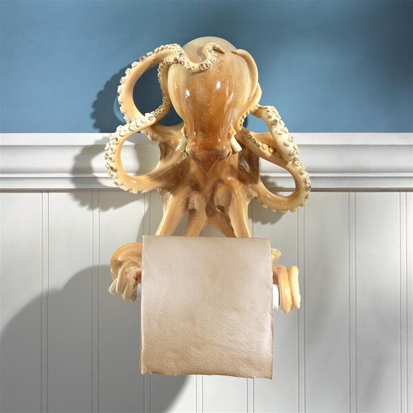 Design Toscano Tentacles Bathroom Toilet Paper Holder - JQ8834