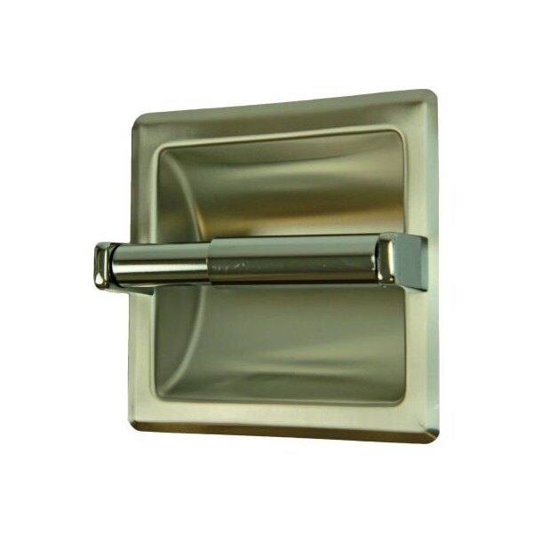 Frost Products Ltd Frost Standard Recessed Toilet Tissue Holder - Stainless Steel - 1134S - 1134S