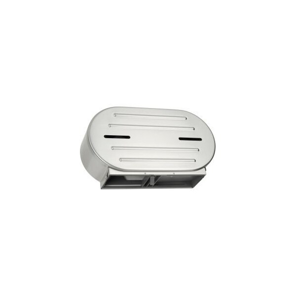Asi Group ASI Surface Mounted Twin 9" Jumbo Roll Toilet Tissue Dispenser - 0040 - 40