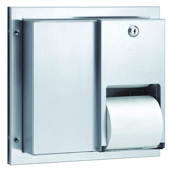 Bradley Bx-Toilet Tissue Disp, Dual - 5422-000000