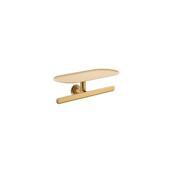 Moen Greenfield Double Paper Holder in Brushed Gold - YB1788BG