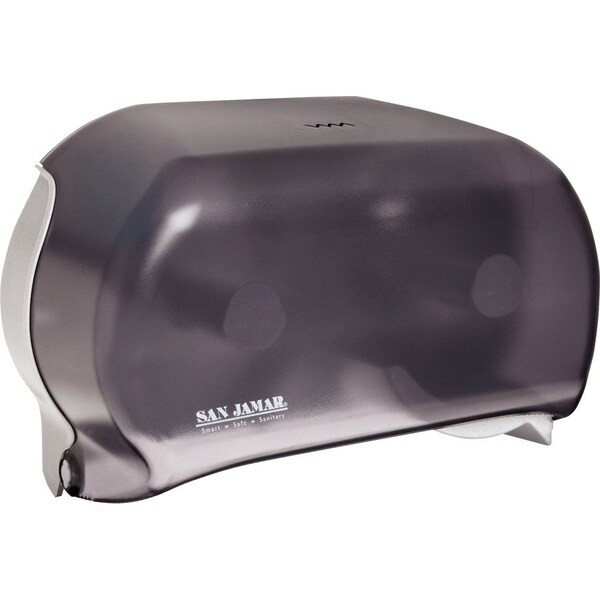 San Jamar Roll Towel Dispenser, 12-2/5"Wx9-1/2"Lx14-3/5"H, Black - SJMR3600TBK