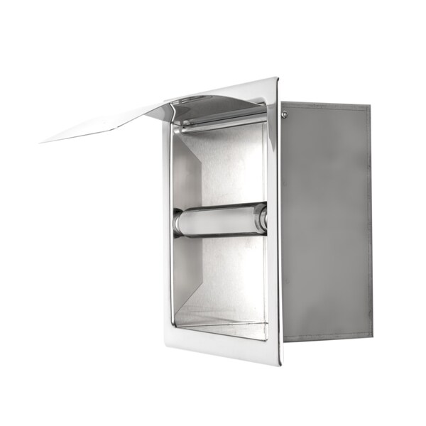 Alfi Brand ALFI brand ABTP77-PSS Polished Stainless Steel Recessed Toilet Paper Holder with Cover - ABTP77-PSS
