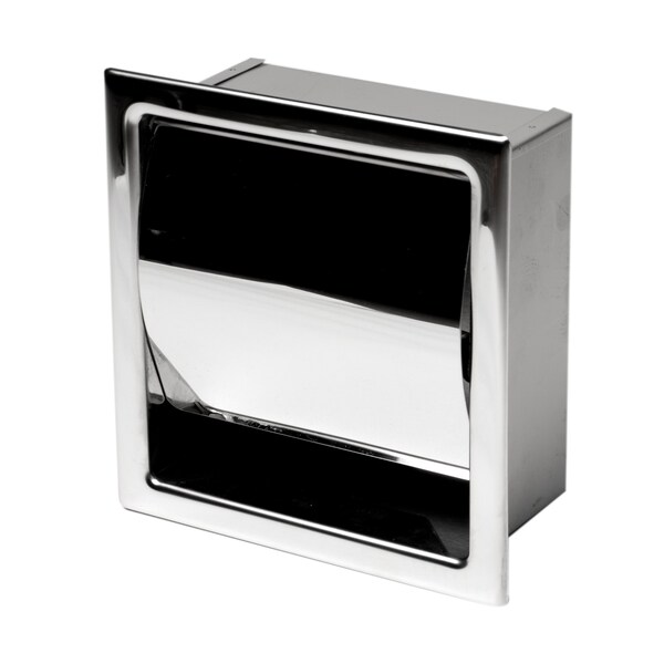 Alfi Brand ALFI brand ABTP77-PSS Polished Stainless Steel Recessed Toilet Paper Holder with Cover - ABTP77-PSS