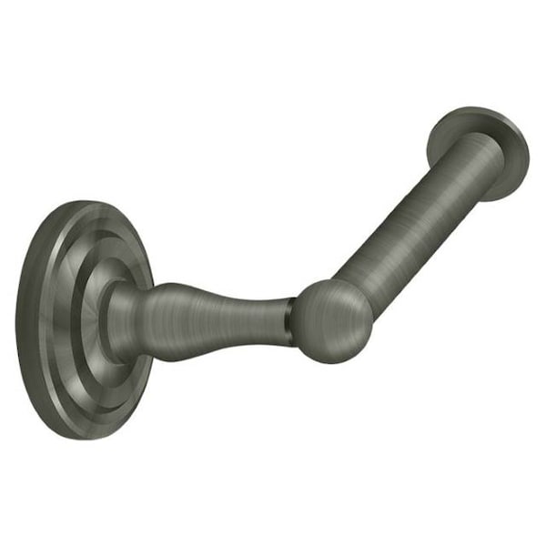 Deltana Toilet Paper Holder, Single Post " L", R-Series Antique Nickel - R2001-U15A