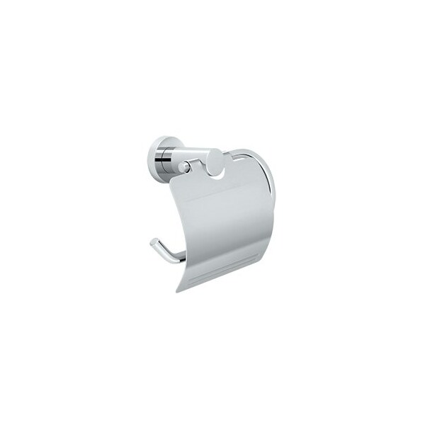 Deltana Nobe Series Toilet Paper Holder w/Cover, Polished Chrome Finish, 10PK - BBN2011-26-XCP10