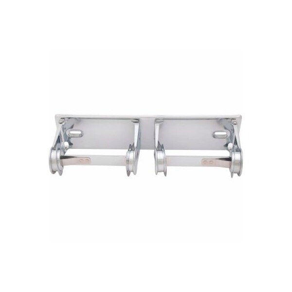 Bradley Bradley Standard Toilet Tissue Dispenser Dual Roll, Horizontal Stainless Steel - 5224-000000 - 5224-000000