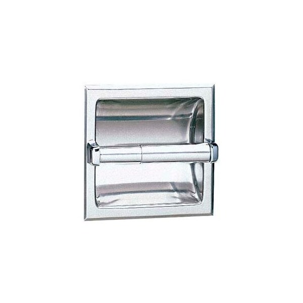 Bobrick Bobrick 600 Series Recessed Single Tissue Dispenser - Satin - - B6677