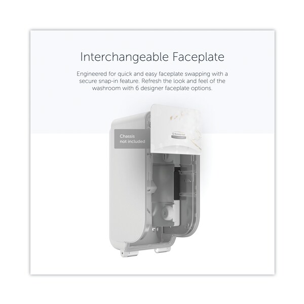 Kimberly-Clark Professional ICON Faceplate for Coreless Standard Roll Toilet Paper Dispenser, 4.25 x 6 x 1.5, Cherry Blossom - 58821