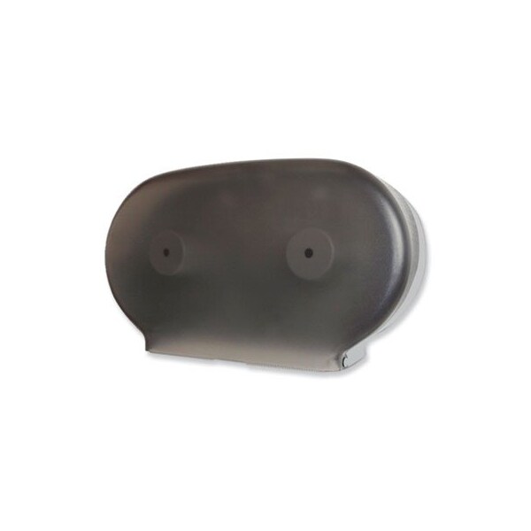 Gen , TWIN TISSUE DISPENSER, 19.5in X 5.5in X 11.25in, TRANSPARENT - 1602