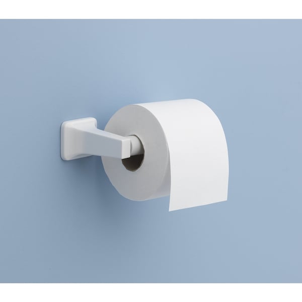 Oakbrook Collection OakBrook Satin White Toilet Paper Holder - 297-040607OB