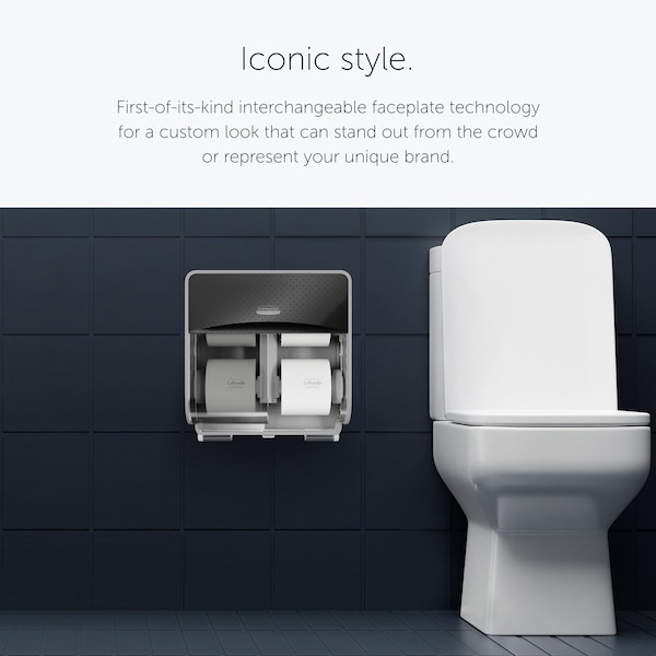 Kimberly-Clark Professional Toilet Paper Dispenser, Black Mosaic - 58723