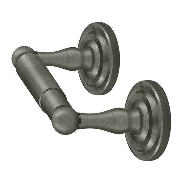 Deltana Toilet Paper Holder, Double Post, R-Series Antique Nickel - R2000-U15A