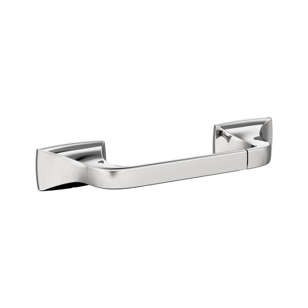 Amerock Highland Ridge Chrome Transitional Pivoting Double Post Toilet Paper Holder - BH3601126
