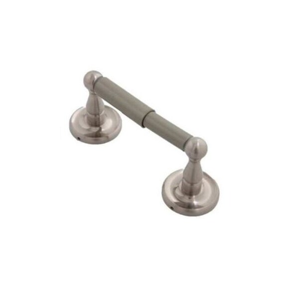 Orca Hardware Toilet Paper Holder With Plastic Tube, US15 Satin Nickel Finish - 4852-SN
