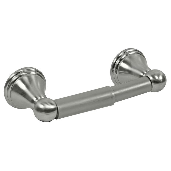 Jones Stephens Brushed Nickel Concealed Mount Bell Post Toilet Paper Holder - 97301