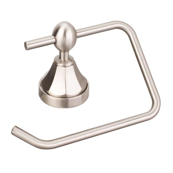 Elements By Hardware Resources Newbury Satin Nickel Euro Paper Holder - Contractor Packed 2PK - BHE3-01SN