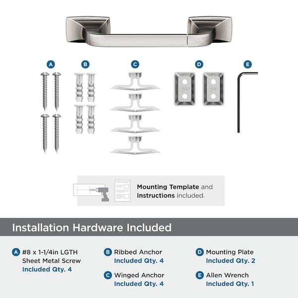 Amerock Highland Ridge Brushed Nickel Transitional Pivoting Double Post Toilet Paper Holder - BH36011G10