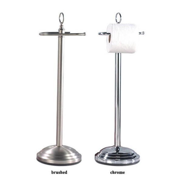 Nusteel Gloss Collection Toilet Tissue Holder - Brushed Nickel - NU578070