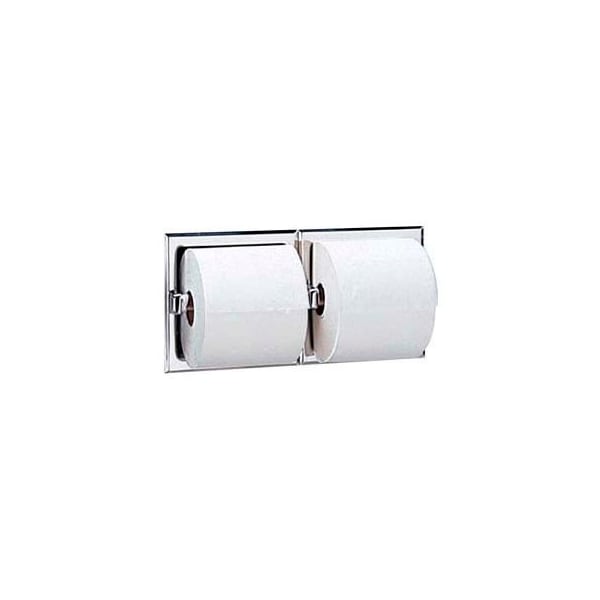 Bobrick Bobrick 600 Series Recessed Double Tissue Dispenser - Satin - - B6977