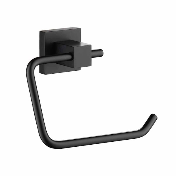 Kibi Cube Bathroom Toilet Paper Holder - Matte Black - KBA1505MB