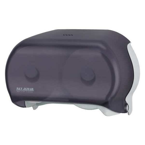 Partners Brand Twin Bathroom Tissue Dispenser, Black, 1/Case - TTD106