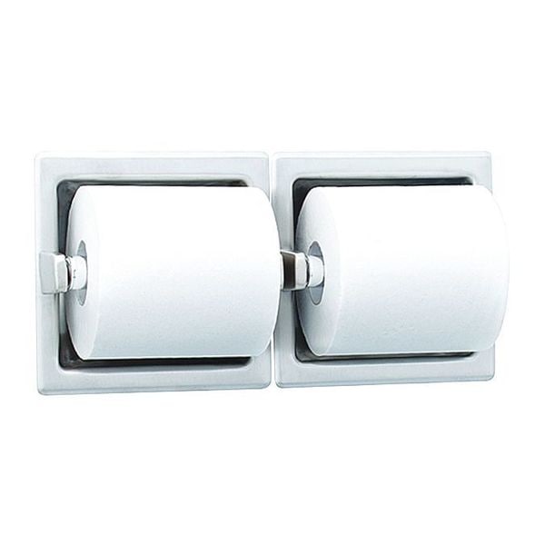 Bradley Toilet Tissue Disp, Dual Roll - 5124-550000