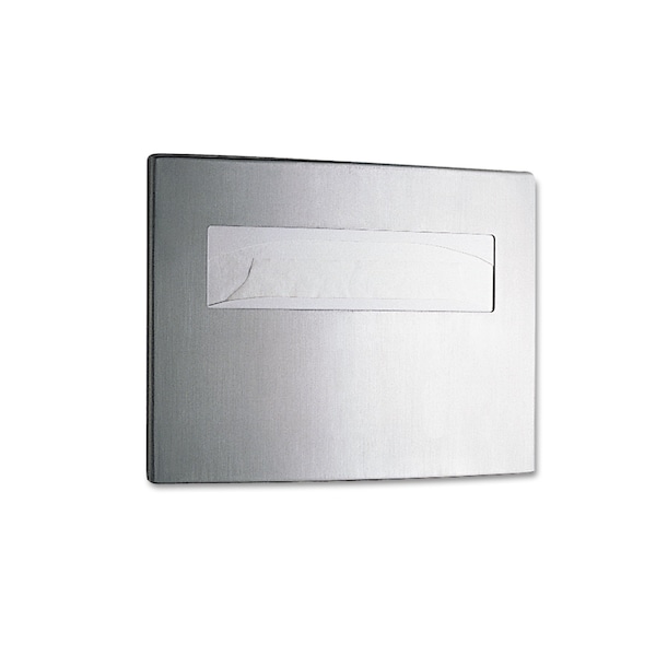 Bobrick Toilet Seat Cover Dispenser, 15 3/4 x 2 1/4 x 11 1/4, Stainless Steel - 4221