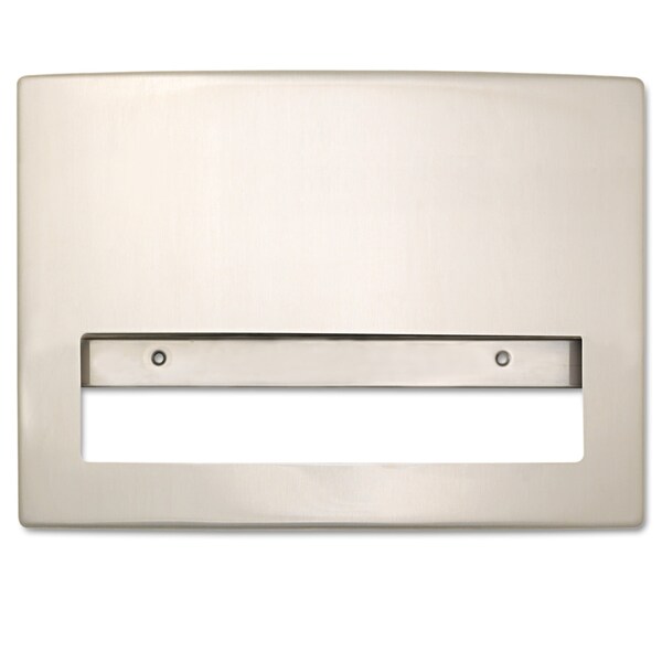 Bobrick Toilet Seat Cover Dispenser, 15 3/4 x 2 1/4 x 11 1/4, Stainless Steel - 4221