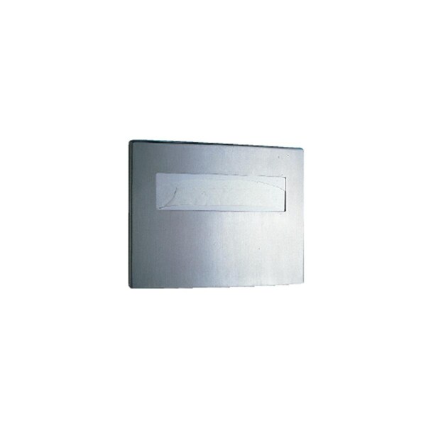 Gourmetgalley Contura Seat Cover Dispenser- Holds 250 Seat Covers- Satin Finish - GO2437232