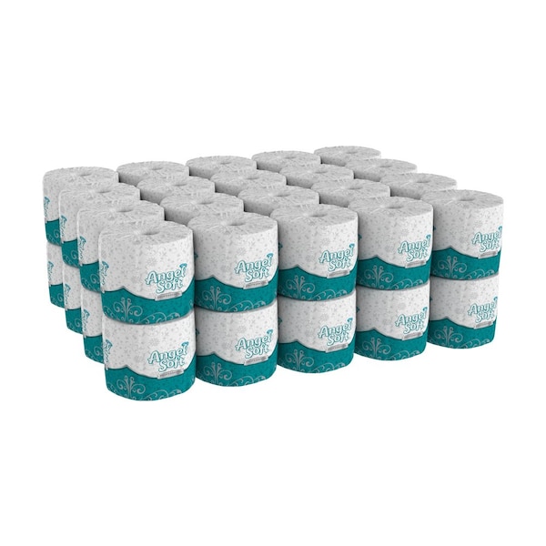 Georgia-Pacific Angel Soft Professional Series, Standard Core, 2 Ply, 450 Sheets, White, 40 PK - 16840