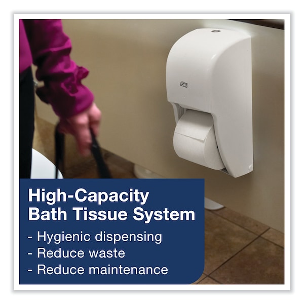 Tork Tork High-Capacity Toilet Paper Roll White T26, Advanced, 2-Ply, 36 x 1000 sheets, 110292A - 110292A