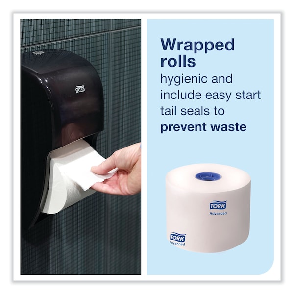 Tork Tork High-Capacity Toilet Paper Roll White T26, Advanced, 2-Ply, 36 x 1000 sheets, 110292A - 110292A