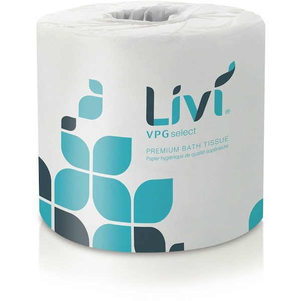 Livi Bathroom Tissue, Bright White, 80 PK - SOL21547