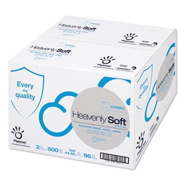 Papernet 4.1 in. x 146 ft. 2 Ply Heavenly Soft Toilet Tissue, White - PA472020